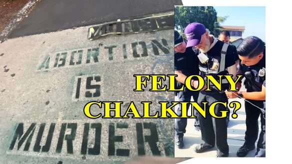 Arrested for Chalking?